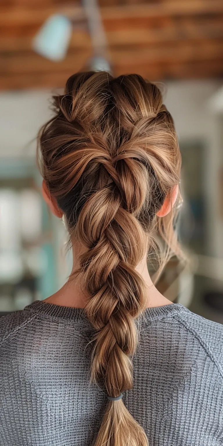 pinterest hair styles French braid, twist, Waterfall braids, Braid, Updo