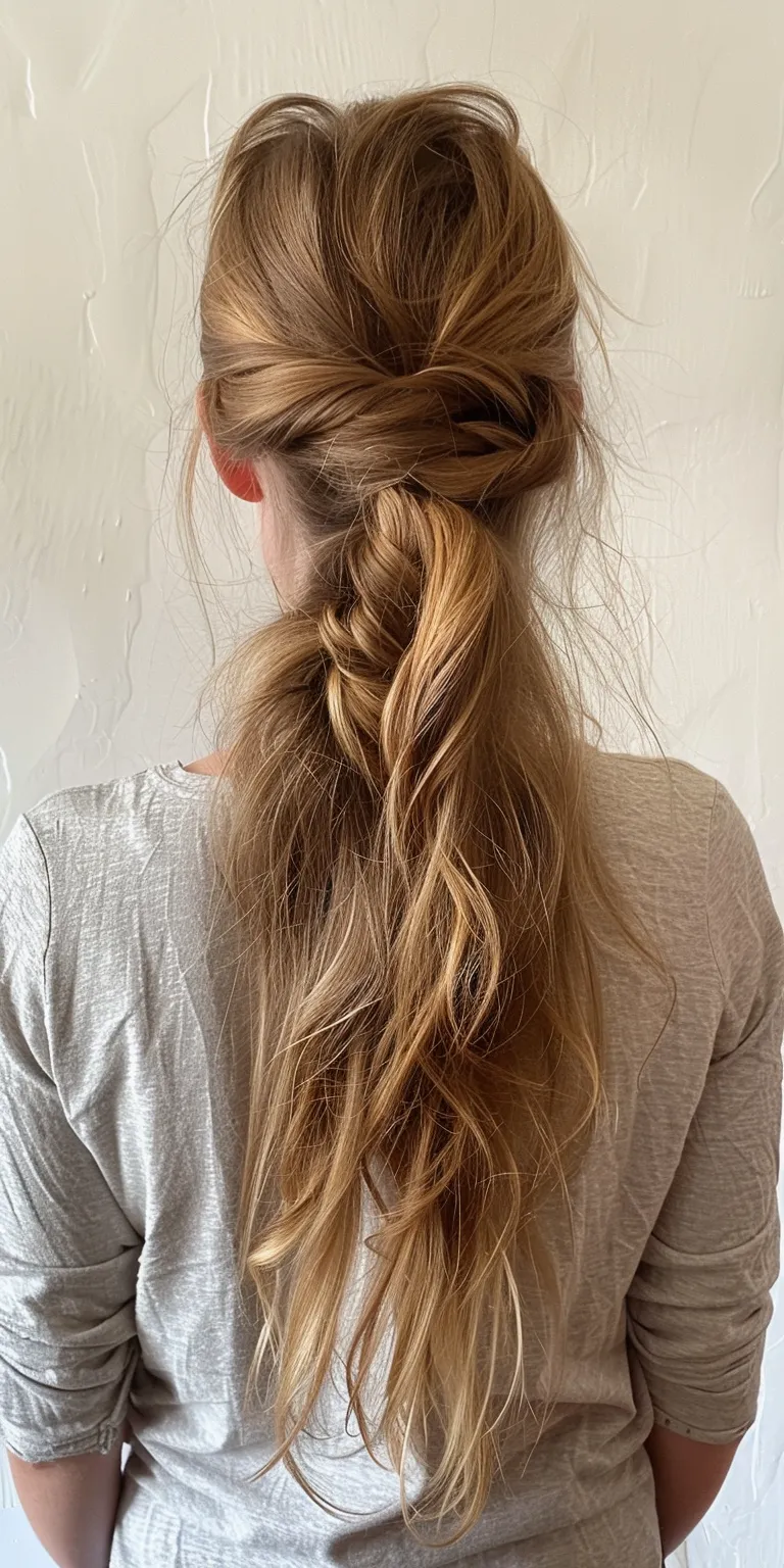 long hairstyles French braid, Waterfall braids, Braid, Milkmaid Boho braids