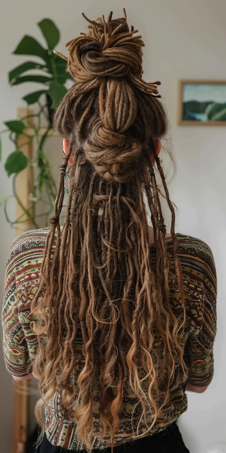 dreadlocks hairstyles Dreadlocks, Boho braids, Hair twists, Waterfall Layered hair