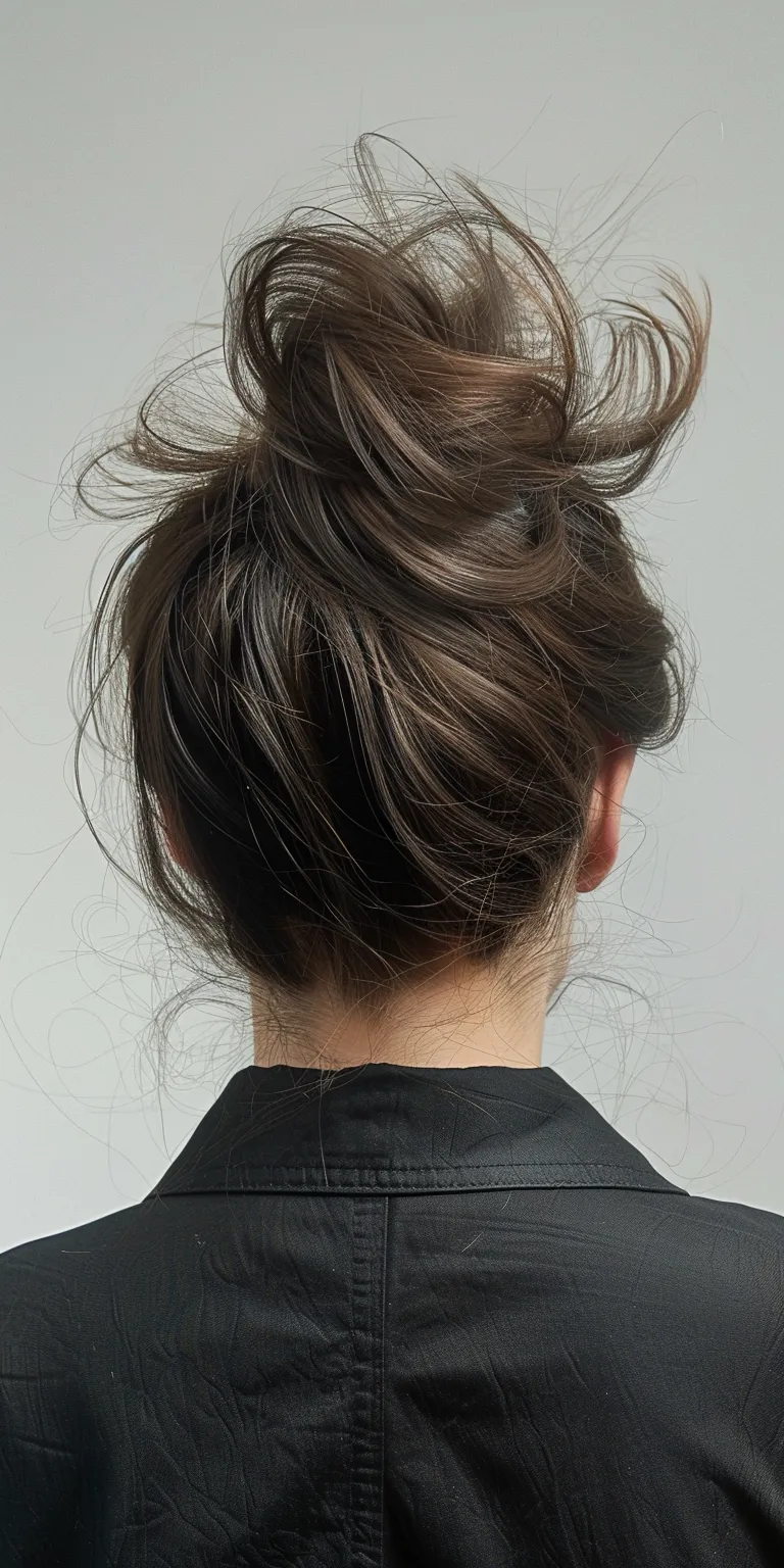 new hair styles Chignon, Updo, Asymmetric cut, French twist, Ballerina bun