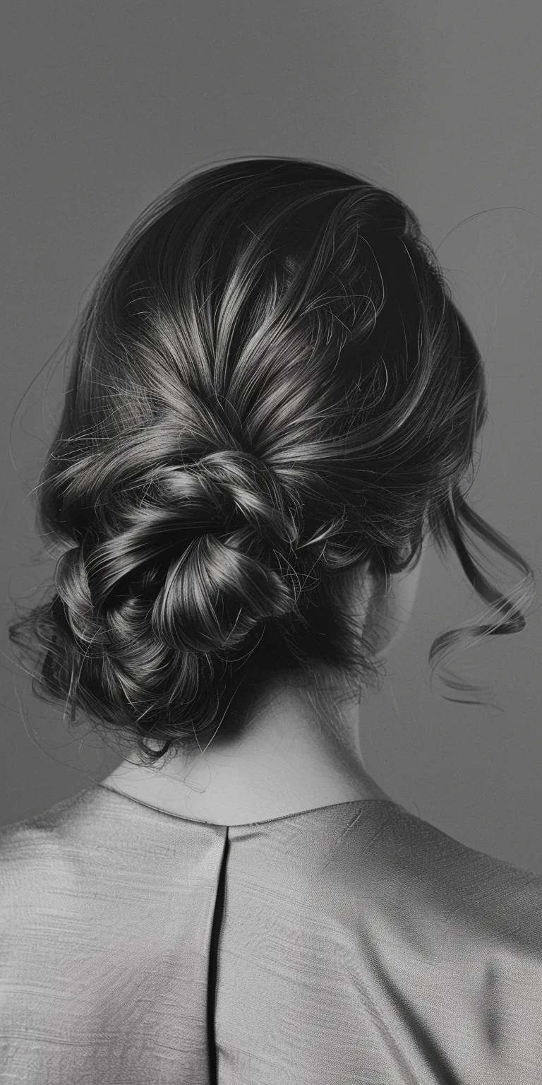 types of hair styles Chignon, Updo, Milkmaid braid, French twist