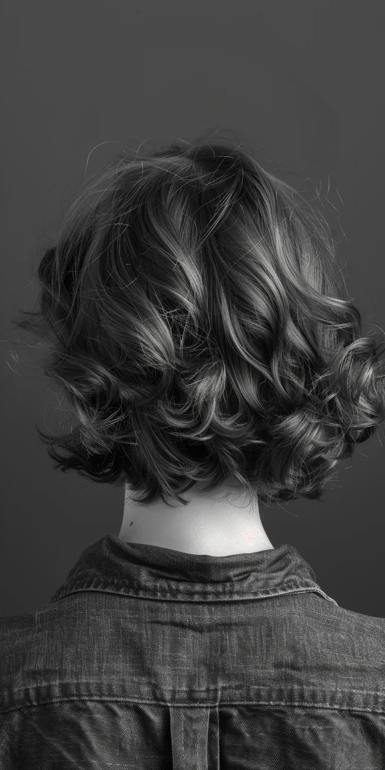 80's hairstyles female Ringlets, Digital perm, Asymmetric cut, Finger wave, Layered hair