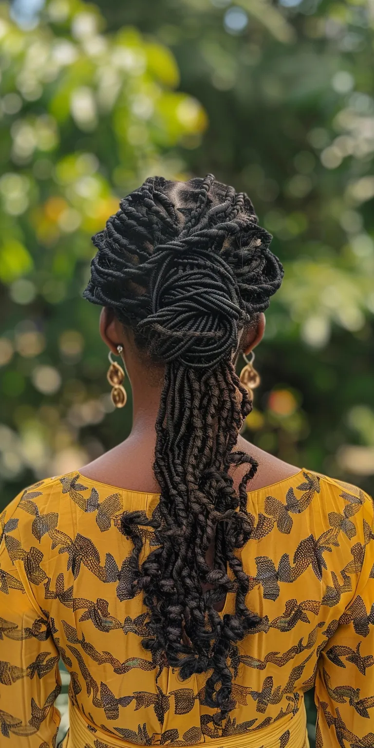 butterfly locs hairstyles Hair twists, Crochet braids, Waterfall Boho Digital perm