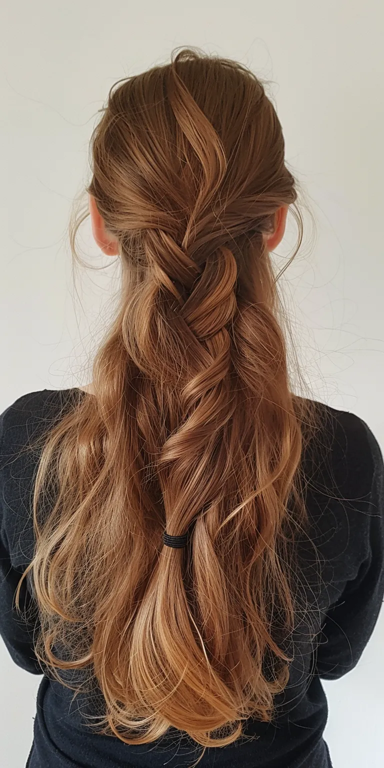 fun hairstyles Waterfall braids, French braid, Braid, twist, Boho braids