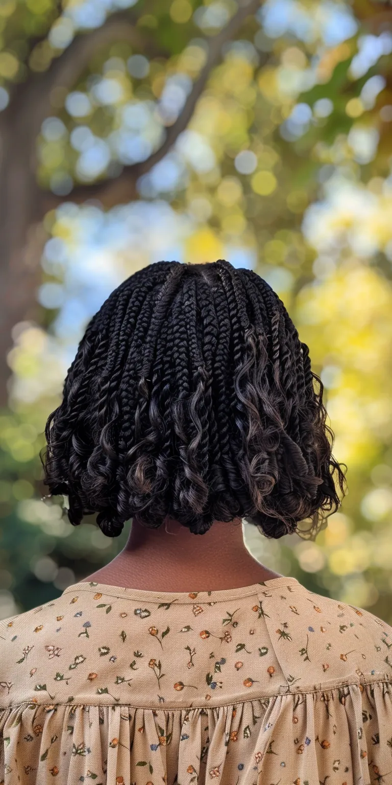 boho knotless braids Digital perm, Crochet braids, Hair twists, Waterfall Finger wave