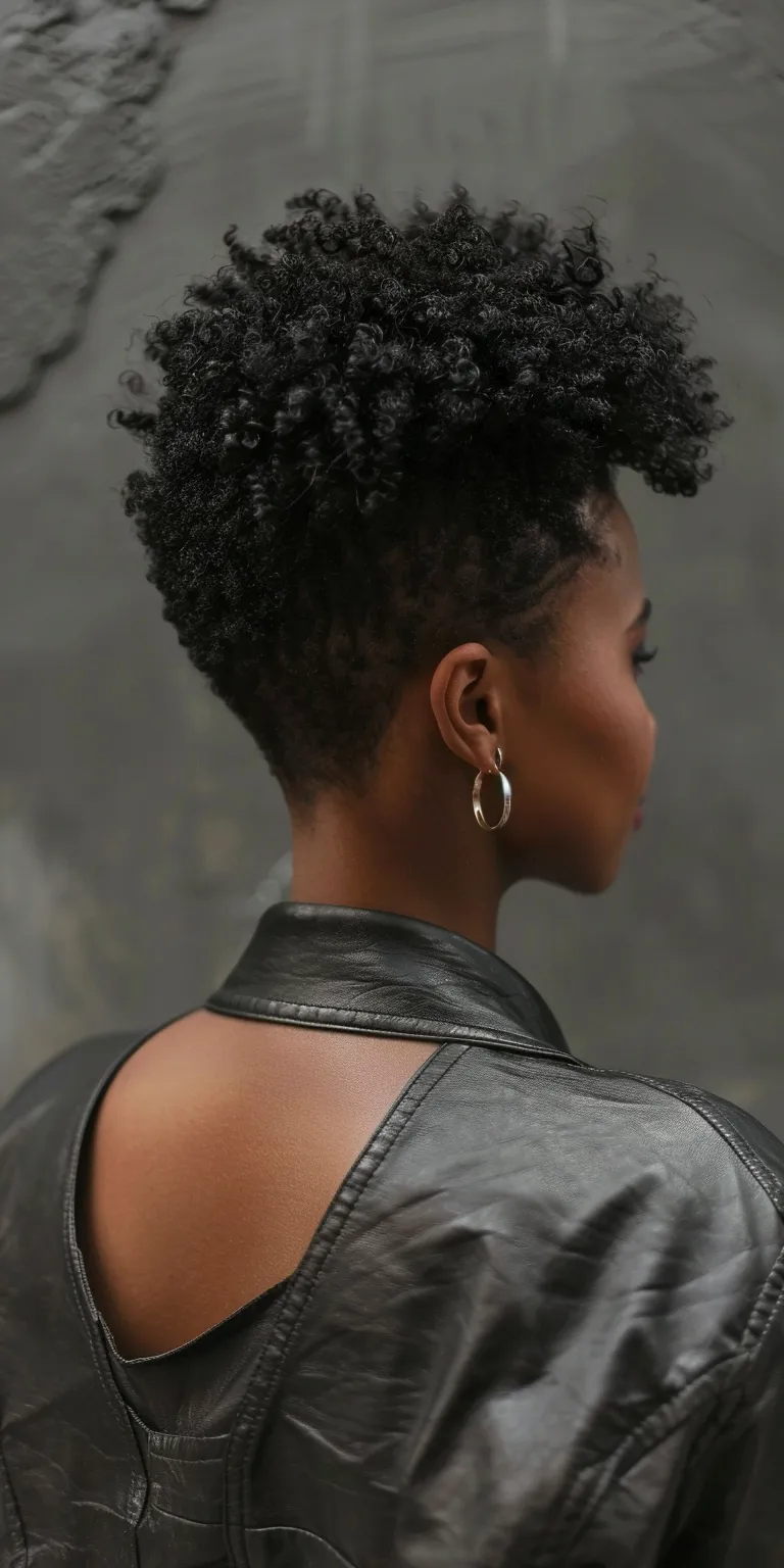 short thin hairstyles Asymmetric cut, Pompadour, Kinky hair, Mohawk, Short brush cut