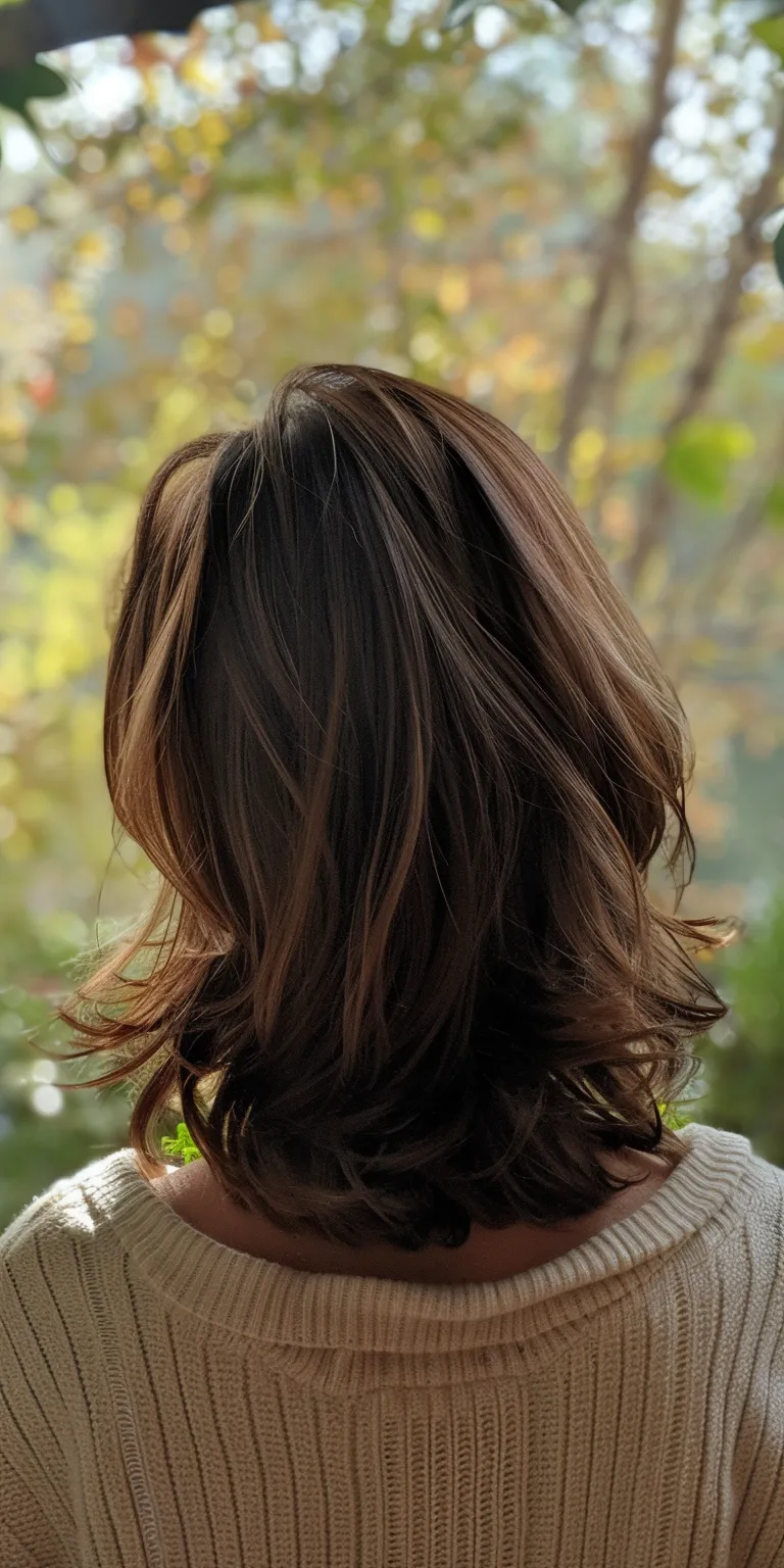 layered haircuts Layered hair, Asymmetric cut, Japanese women's hairstyles, Digital perm, Long hair