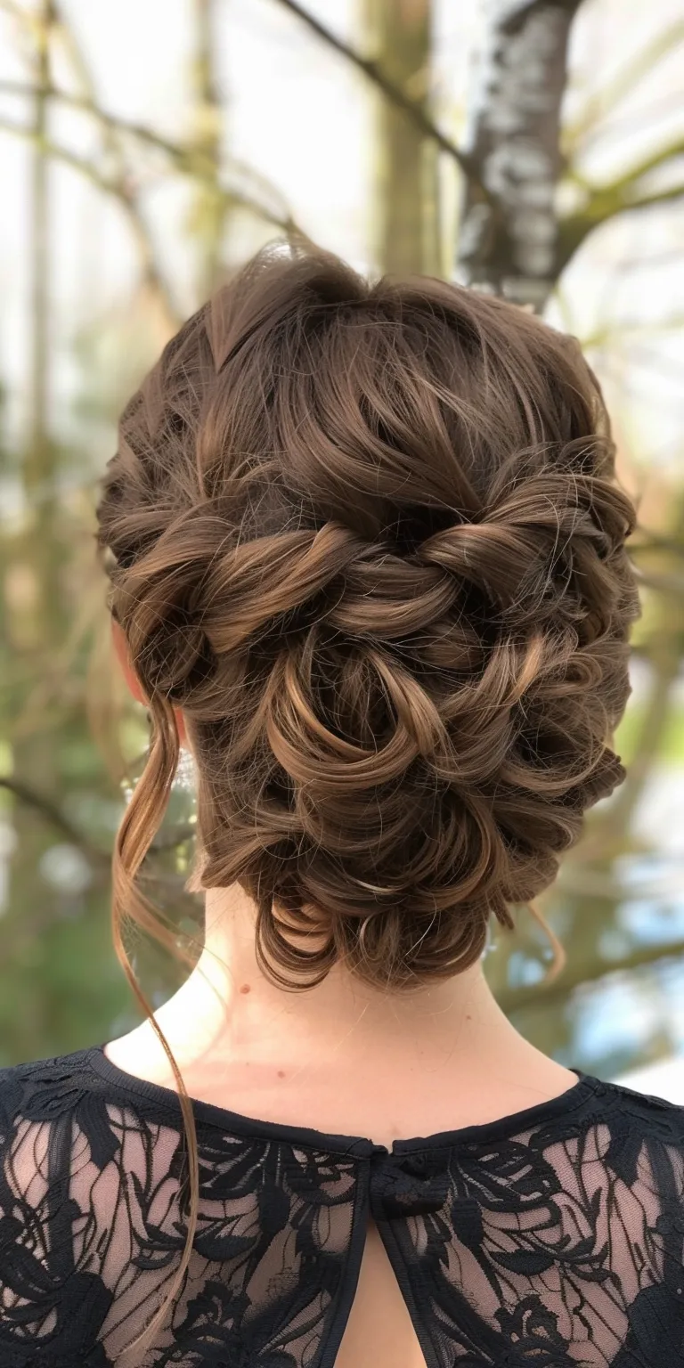 hairstyles for homecoming Updo, Milkmaid braid, Waterfall braids, French twist, braid