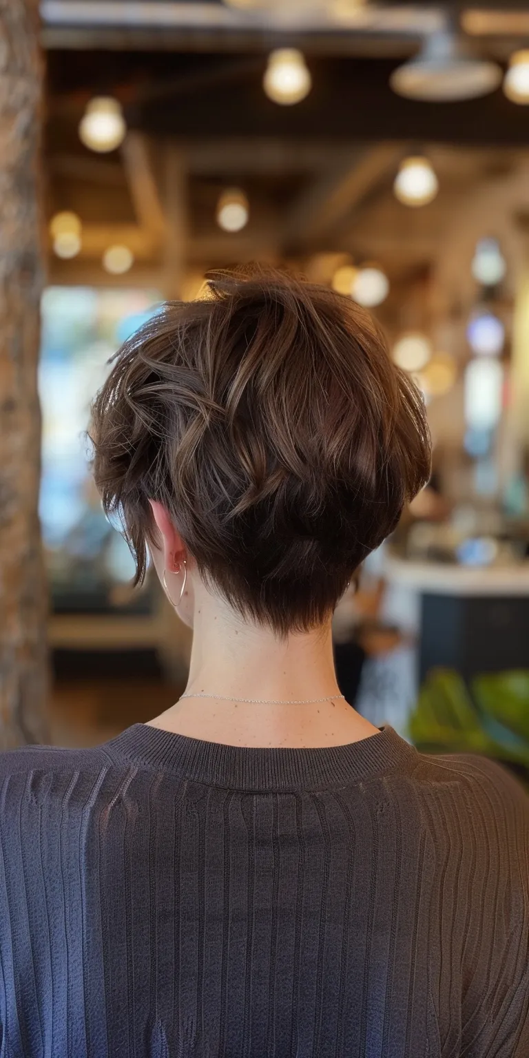 cute simple hairstyles Updo, French twist, Chignon, Asymmetric cut, Digital perm