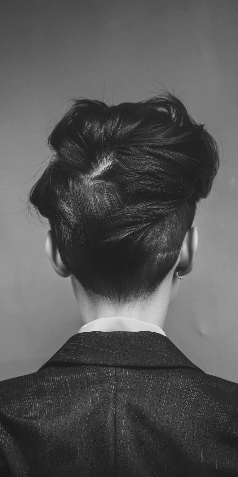 popular haircuts Pompadour, Chignon, Updo, Asymmetric cut, Japanese women's hairstyles