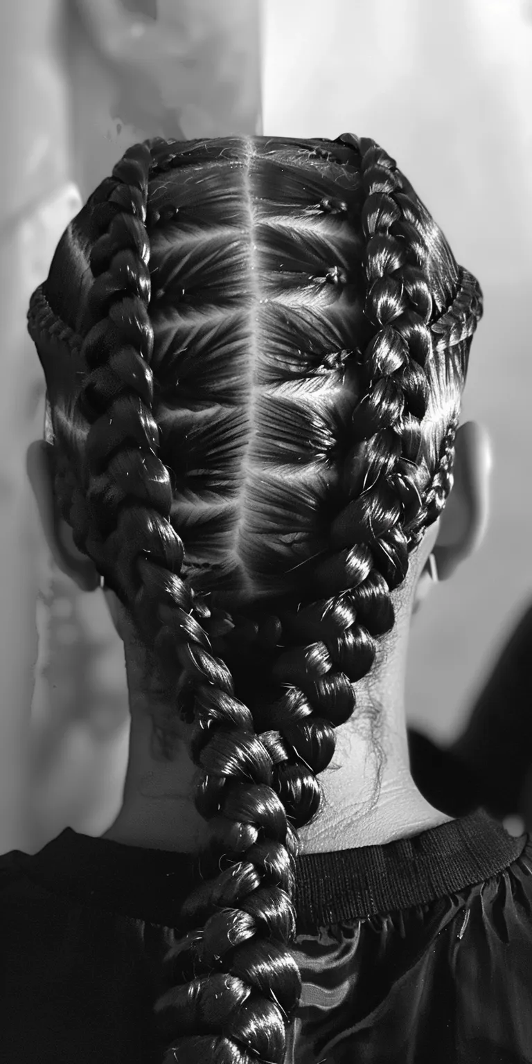 thick braids French braid, Waterfall braids, Braid, Hair twists, twist