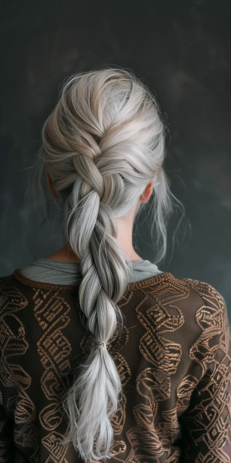 braid hairstyles for women Waterfall braids, Braid, Boho French braid, Updo