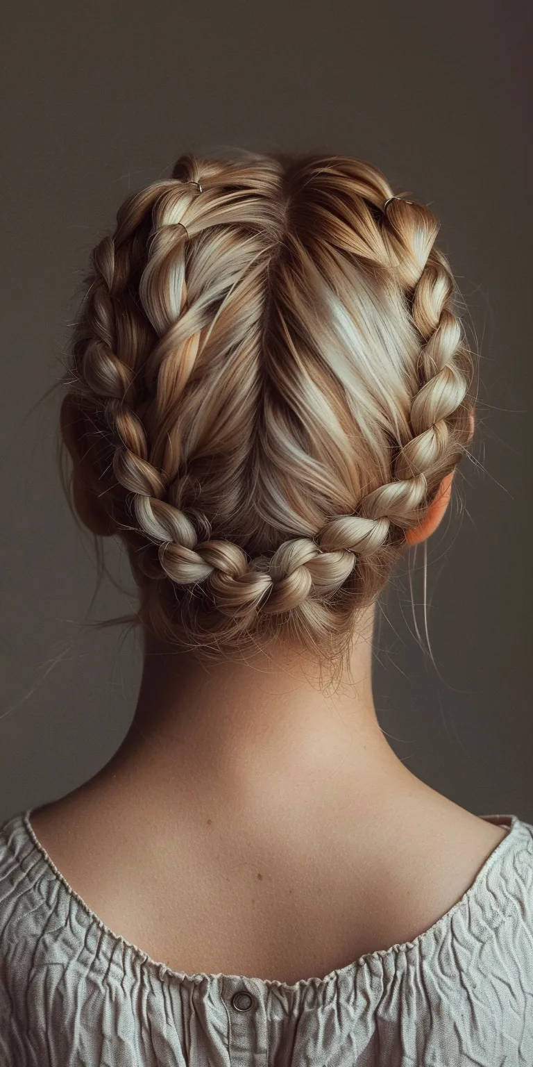 short braided hairstyles Waterfall braids, French braid, Braid, Boho Milkmaid braid