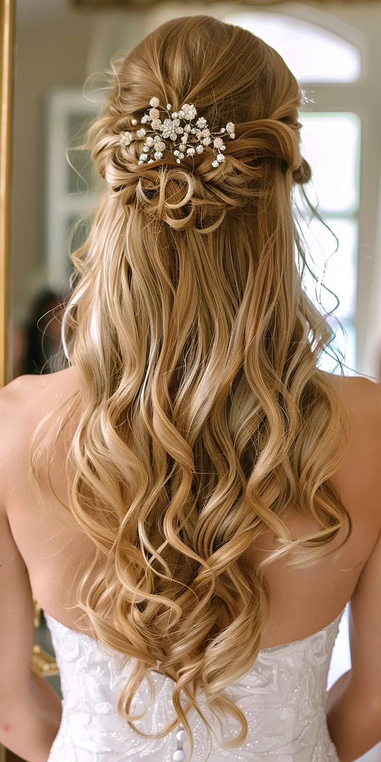 wedding hairstyles for long hair Waterfall braids, Updo, Chignon, Mermaid hair, Boho braids