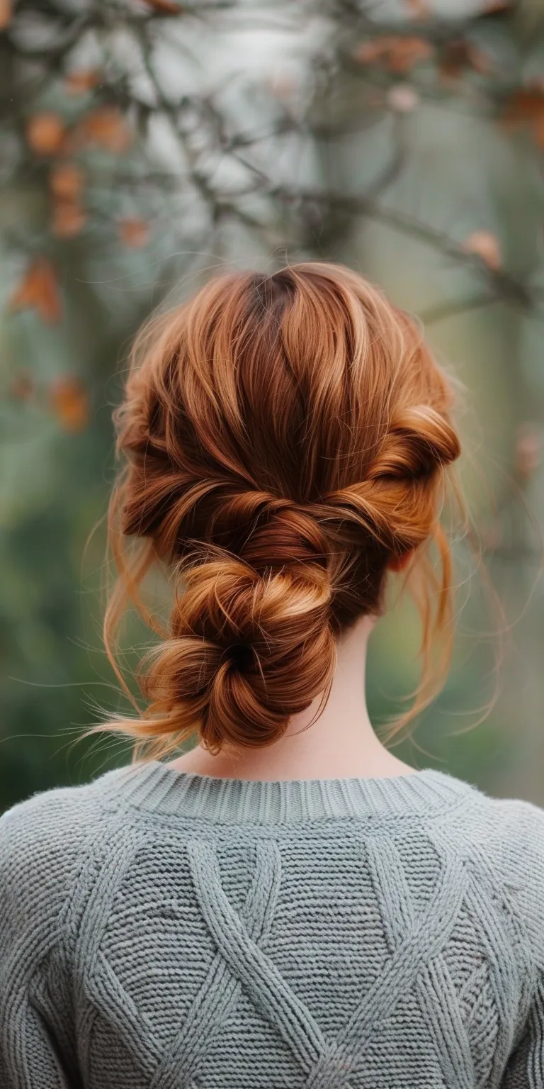 cute hairstyles for medium hair Updo, Milkmaid braid, Chignon, French twist, braid