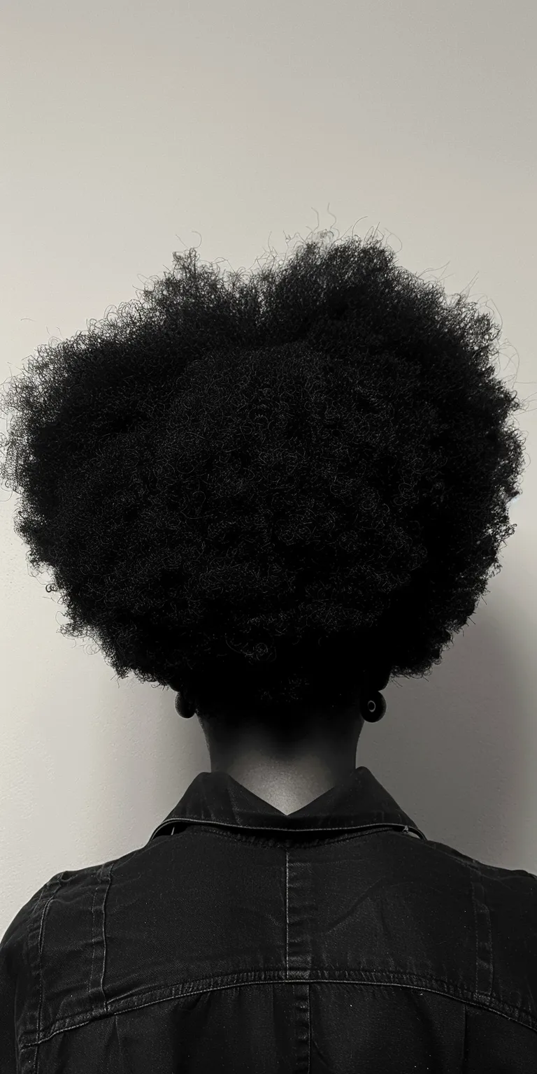 afro hairstyles Afro puffs, Kinky hair, Digital perm, Jheri curl, Bouffant