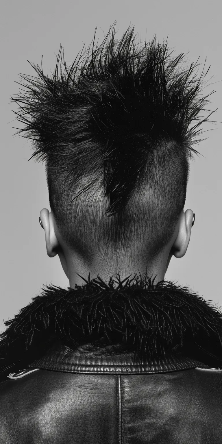 spiky hairstyle Mohawk, Pompadour, Tonsure, Asymmetric cut, Short back and sides