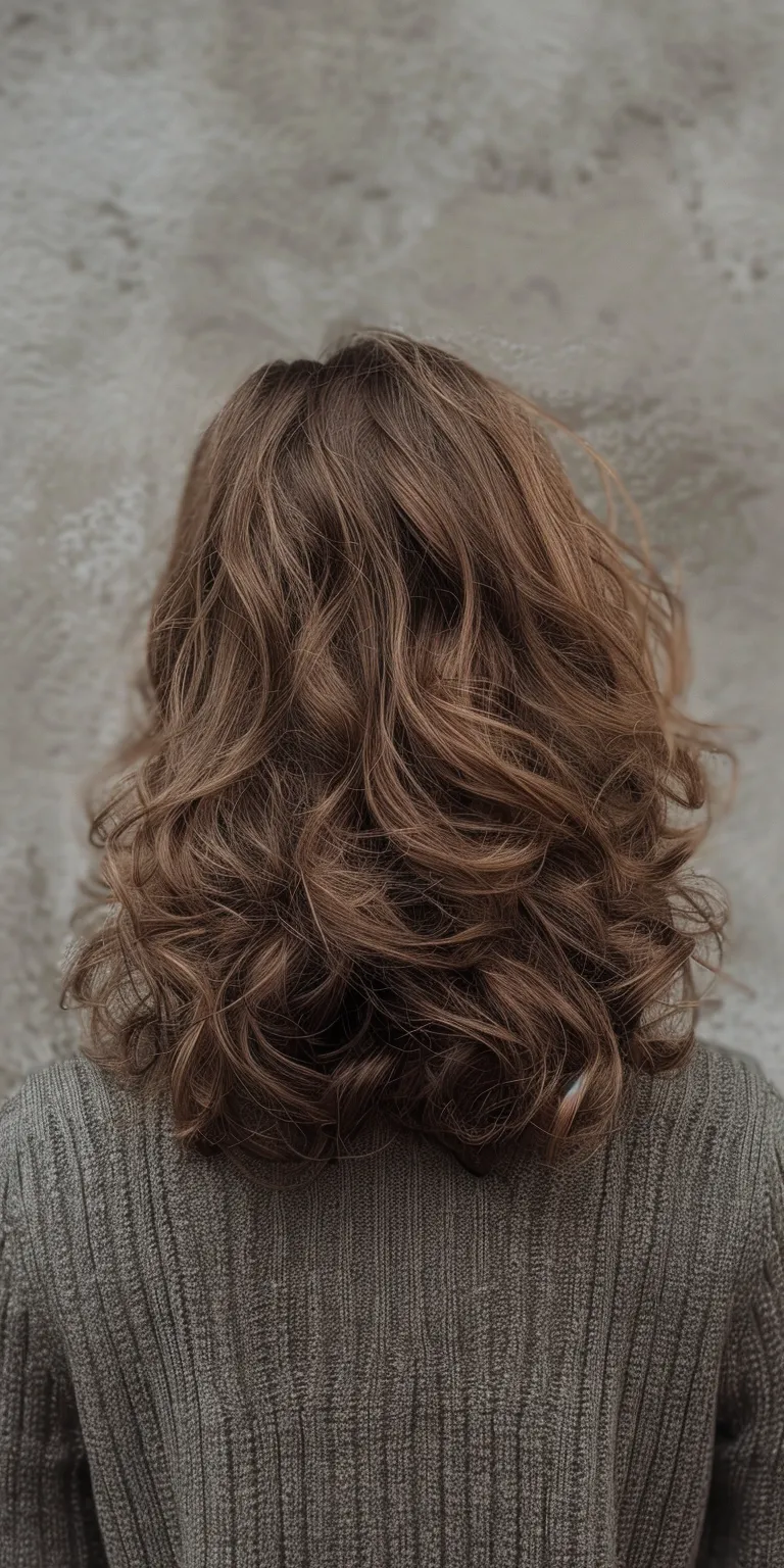 haircuts for wavy hair women Layered hair, Digital perm, Ringlets, Asymmetric cut, Curly