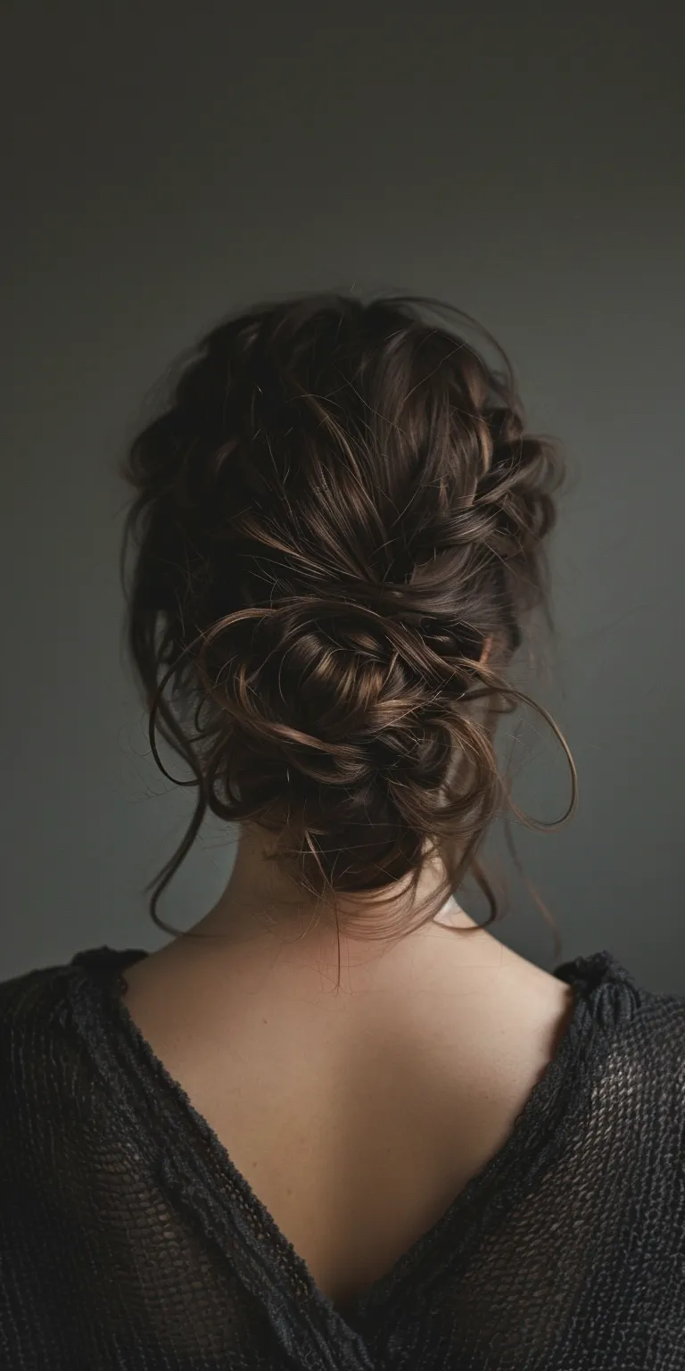 list of hair styles Updo, Milkmaid braid, Chignon, Ballerina bun, French braid