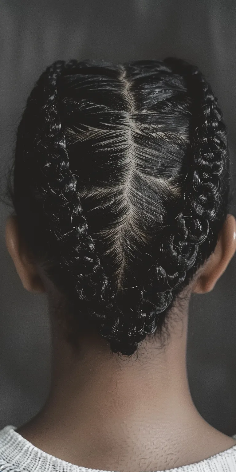 invisible braids Cornrows, Hair twists, French braid, twist, Braid