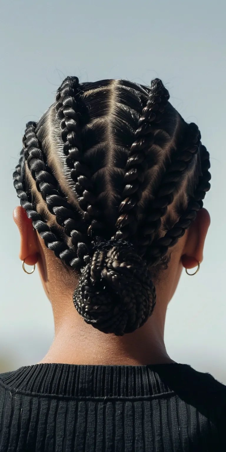 small knotless braids Cornrows, French twist, Hair twists, Crochet braids, Finger wave