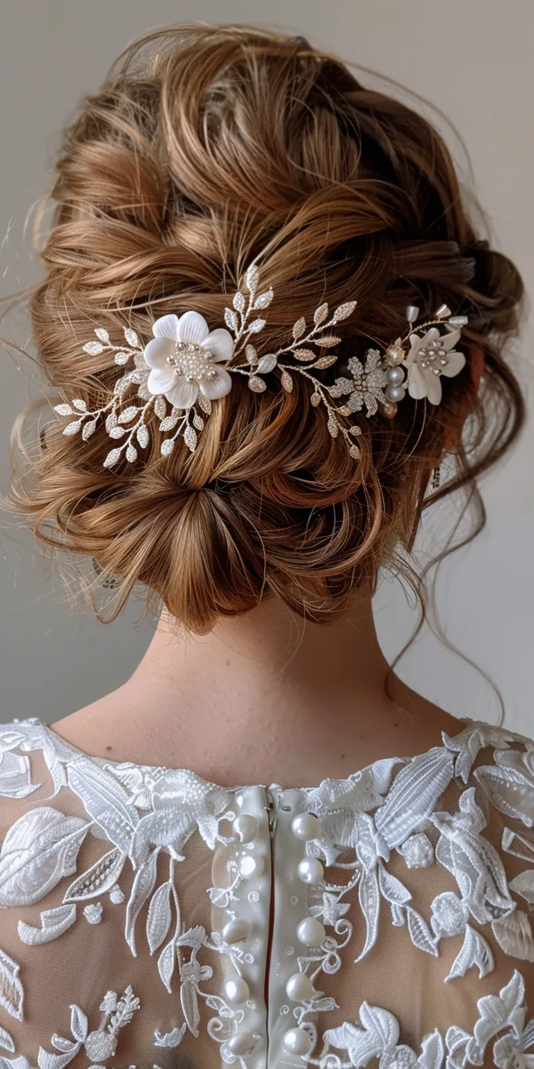 up hair styles for wedding Milkmaid braid, Updo, Chignon, Boho braids, Japanese women's hairstyles