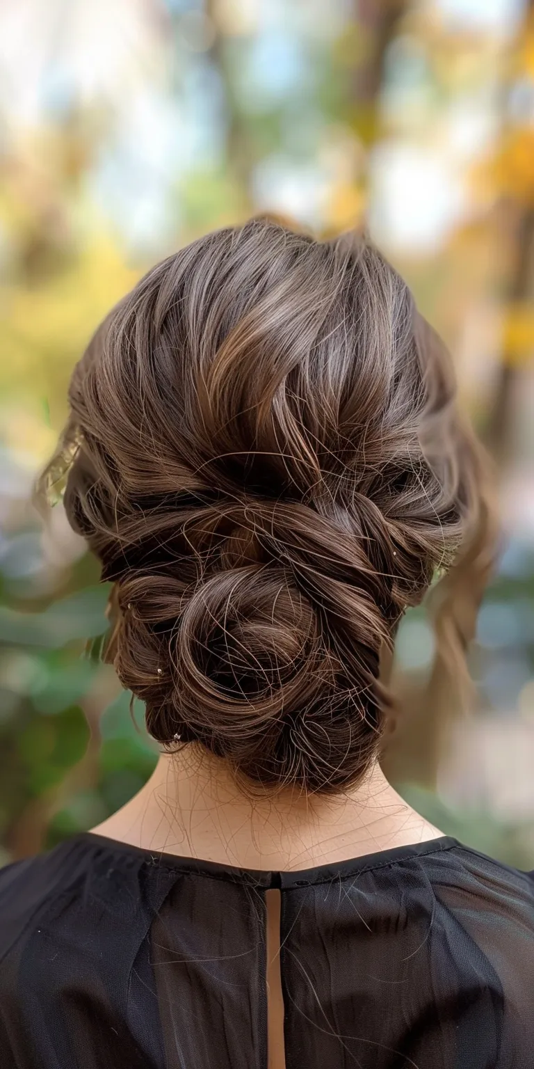 claw clip hairstyles Updo, Milkmaid braid, French twist, Chignon, Waterfall braids