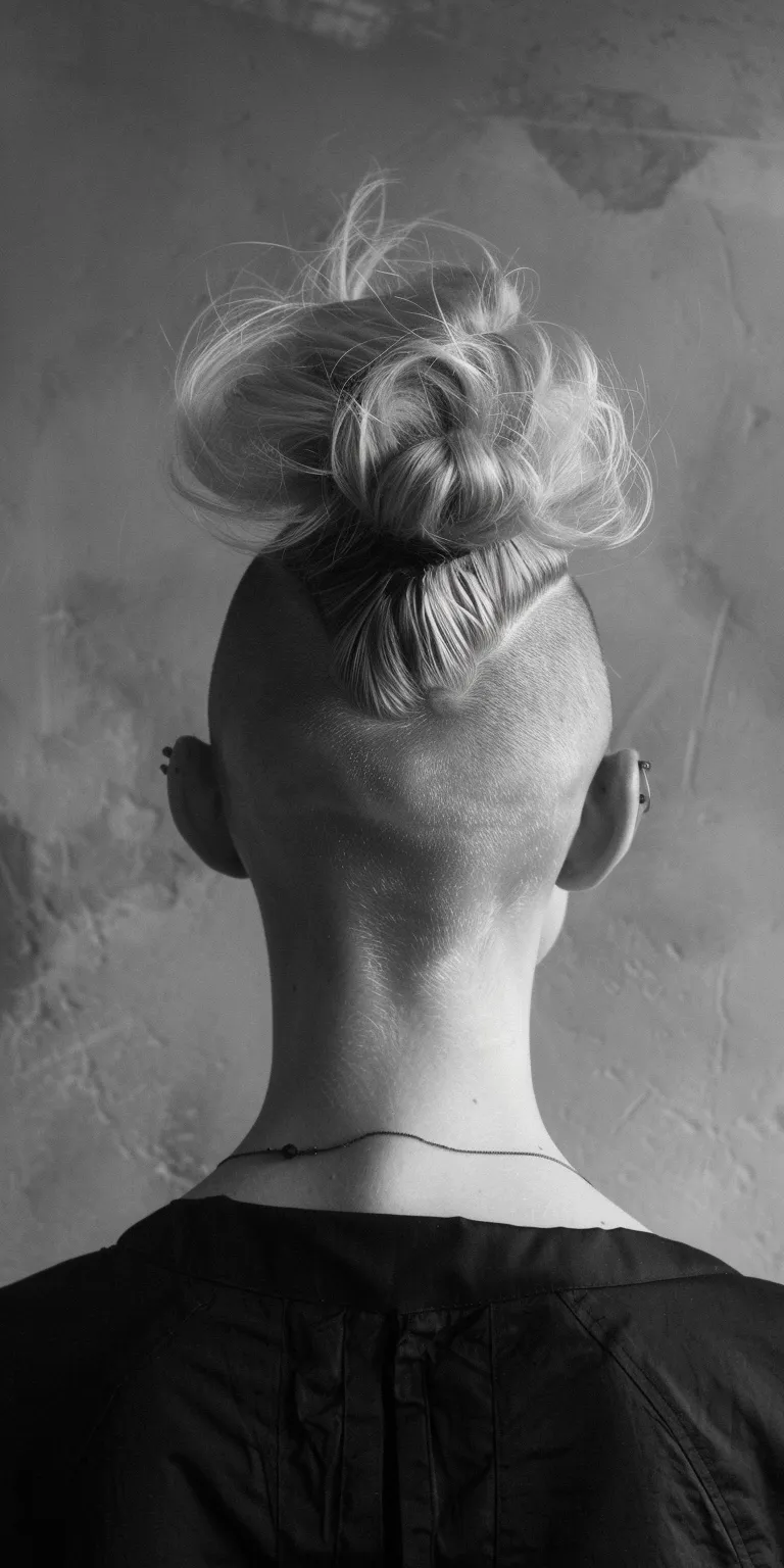 undercut hairstyle Chignon, Updo, Tonsure, Ballerina bun, Asymmetric cut