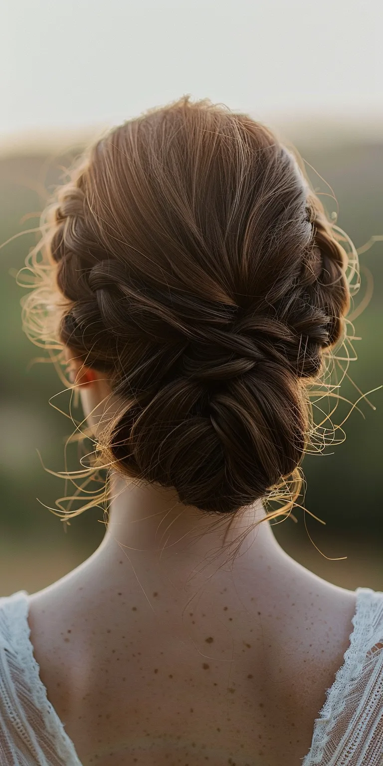 up hair styles for wedding Updo, Milkmaid braid, Chignon, French twist