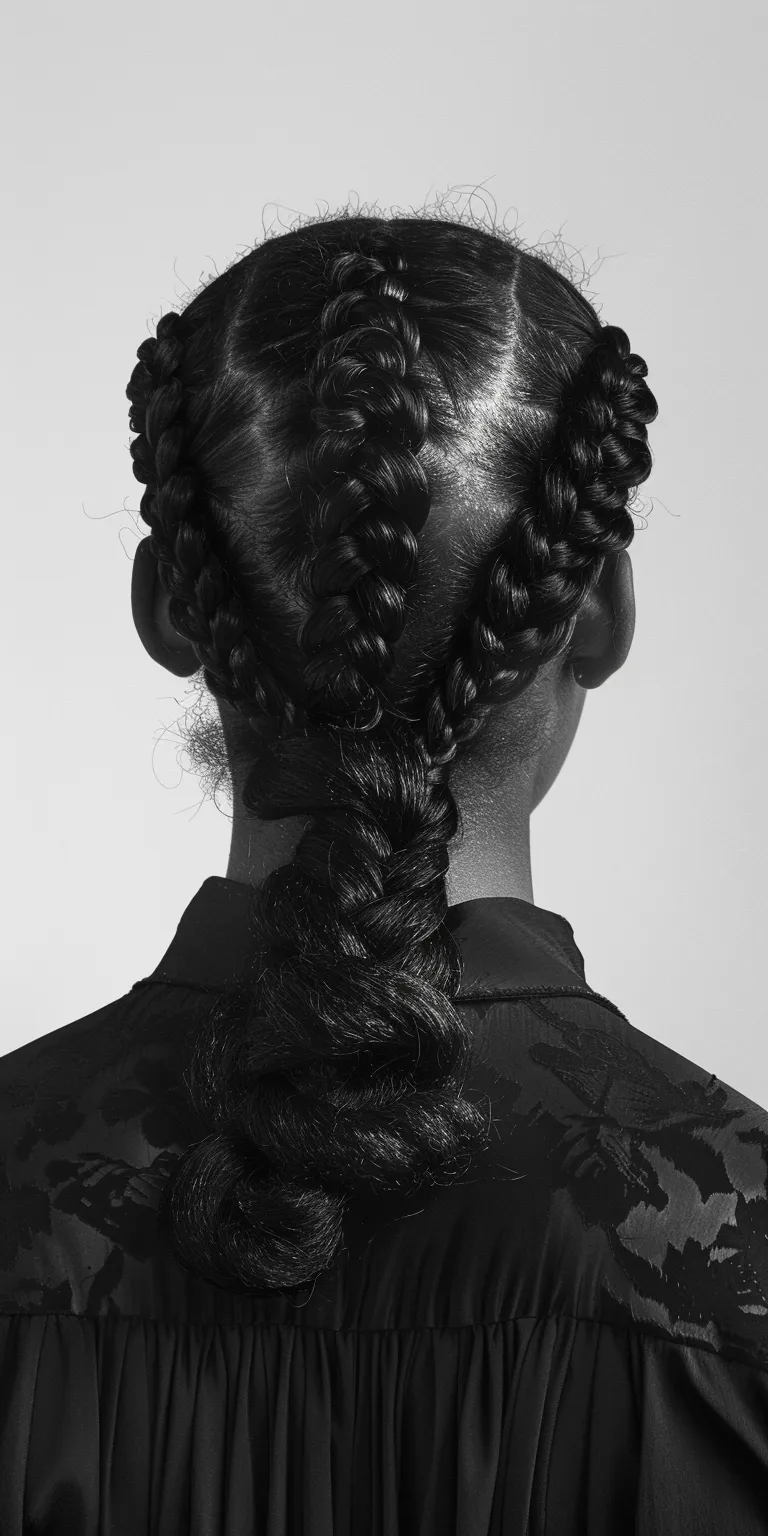 braid out French braid, twist, Milkmaid Braid, Cornrows