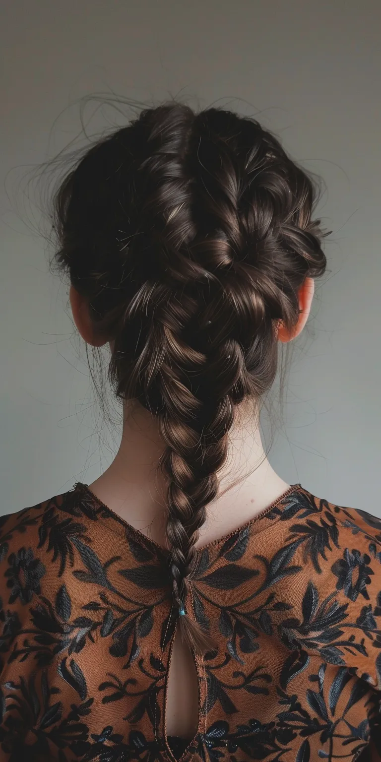 unique hairstyles French braid, Waterfall braids, Braid, Milkmaid Boho braids