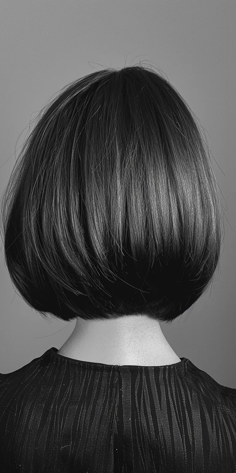 inverted bob hairstyles Asymmetric cut, Bob Short brush Chignon, Tonsure