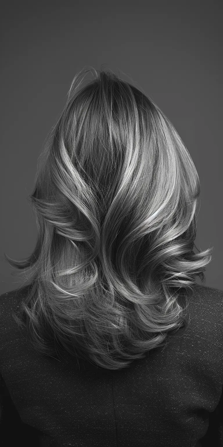 noble haircuts Asymmetric cut, Layered hair, Digital perm, Ringlets, Feathered hair