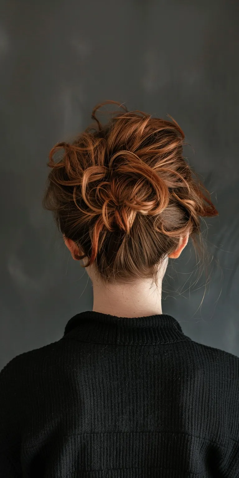 trendy haircuts Chignon, Updo, French twist, Milkmaid braid, Ballerina bun