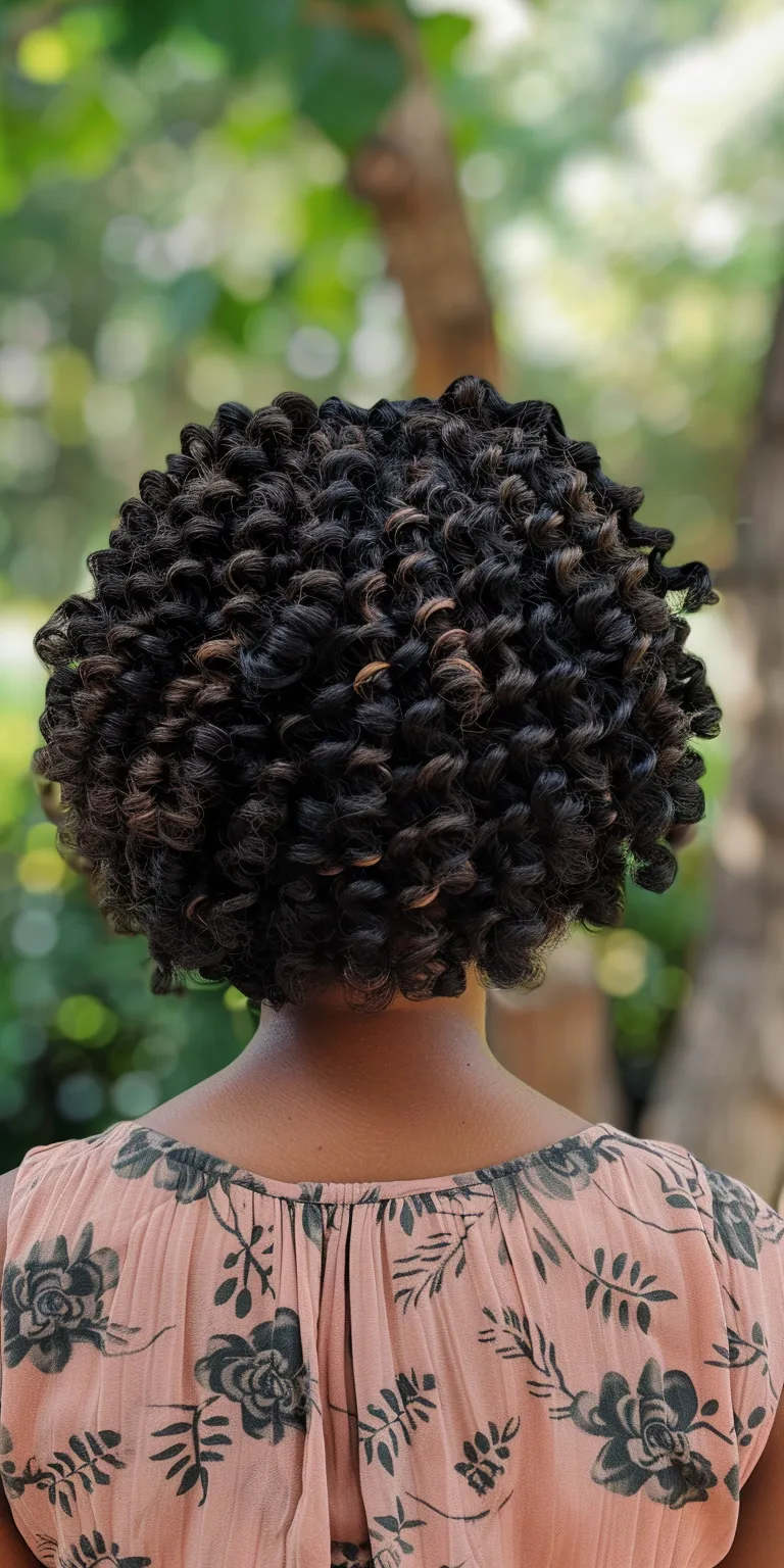 curly crochet hair styles Kinky hair, Crochet braids, Afro puffs, Hair twists, Digital perm