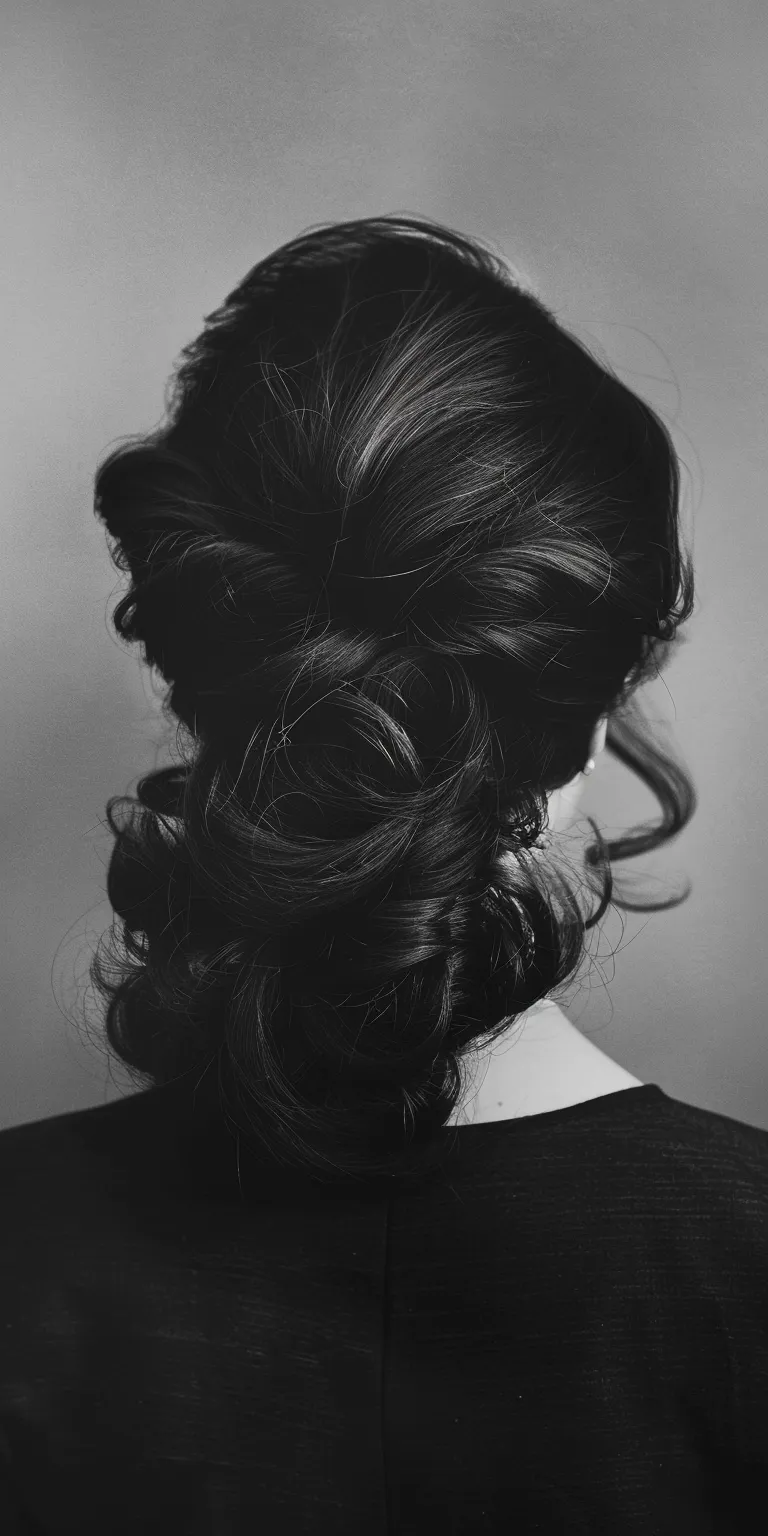 popular haircuts Chignon, Updo, Milkmaid braid, French twist, Finger wave