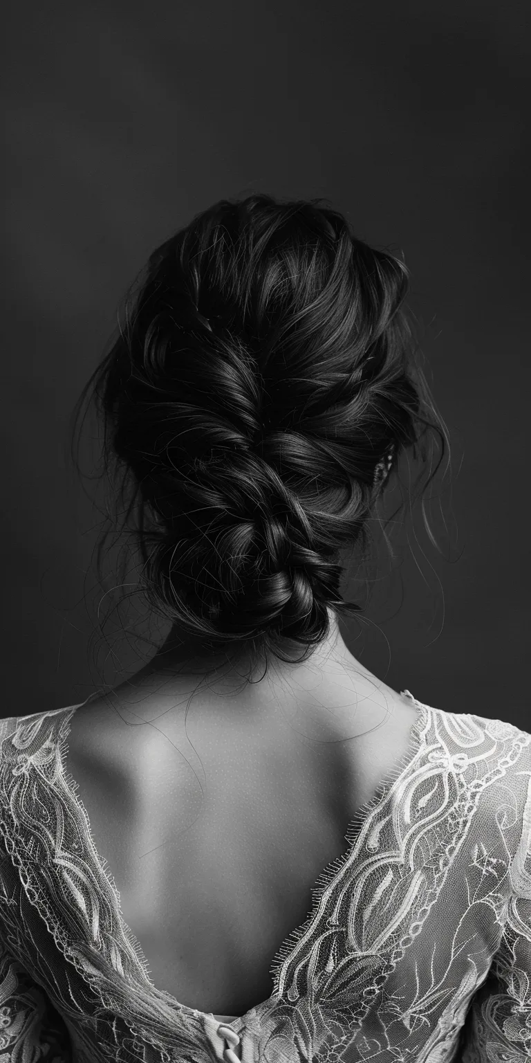 hairstyles for long hair women Chignon, French braid, Updo, Milkmaid Waterfall braids