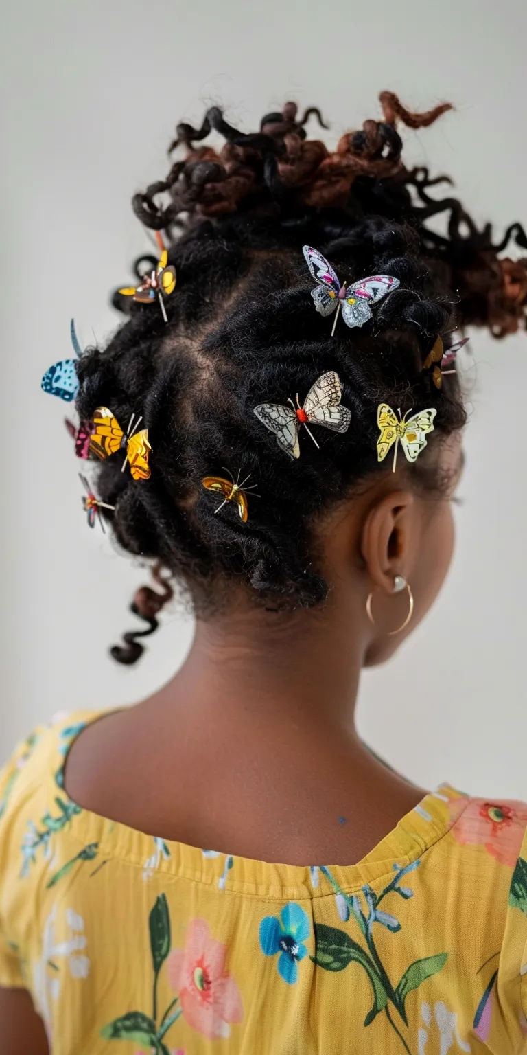 butterfly locs hairstyles Butterfly haircut, Digital perm, Historical Christian hairstyles, Milkmaid braid, Kinky hair