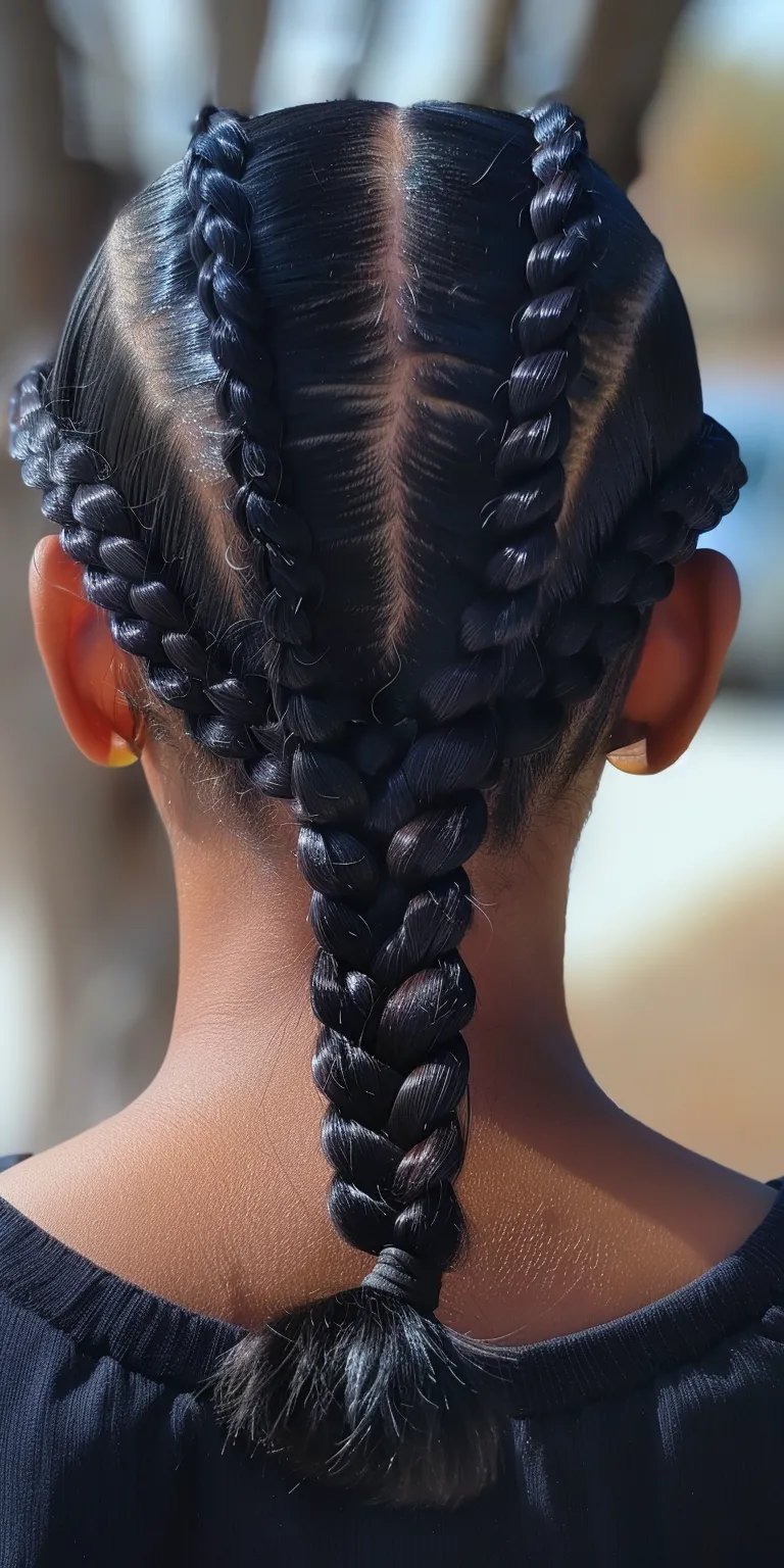 cute braided hairstyles black hair Hair twists, French twist, Waterfall braids, Cornrows, braid