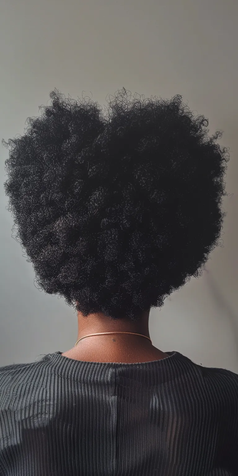 afro hair styles Afro puffs, Kinky hair, Digital perm, Pompadour, Big