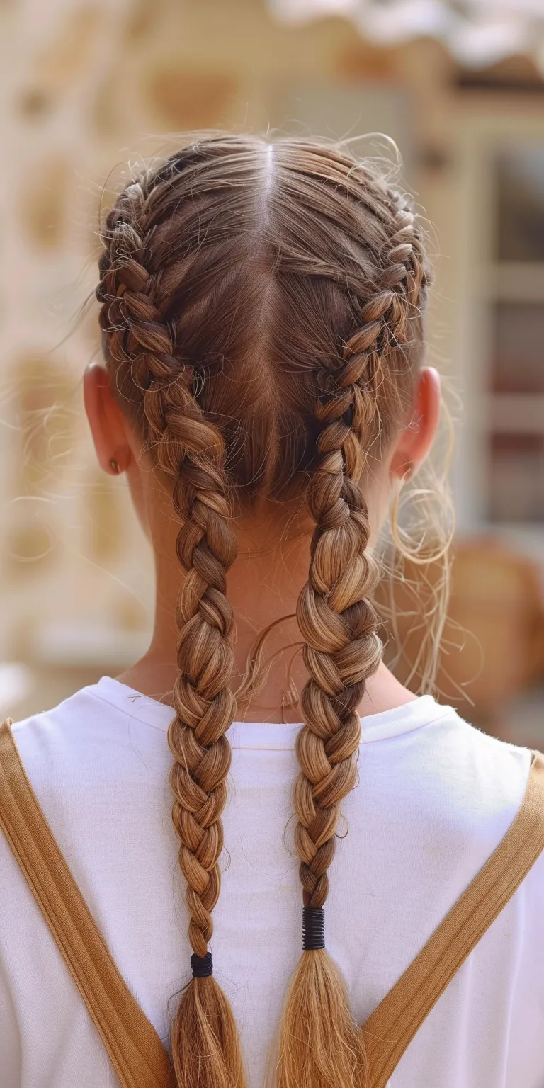 knotless bohemian braids Waterfall braids, French braid, Braid, Boho Milkmaid braid