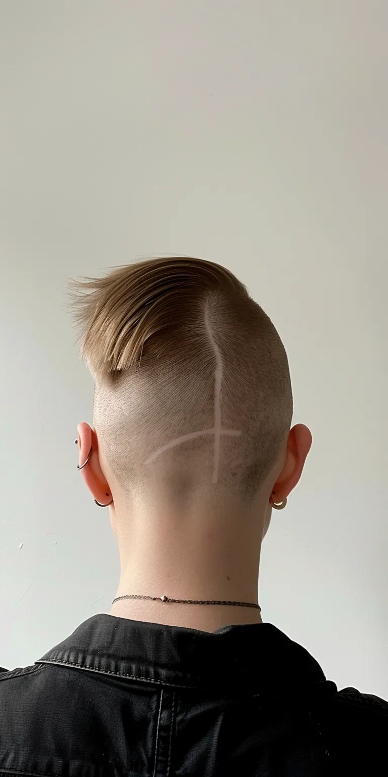 skin fade haircuts Professional cut, Butterfly haircut, Tonsure, Asymmetric Short brush cut