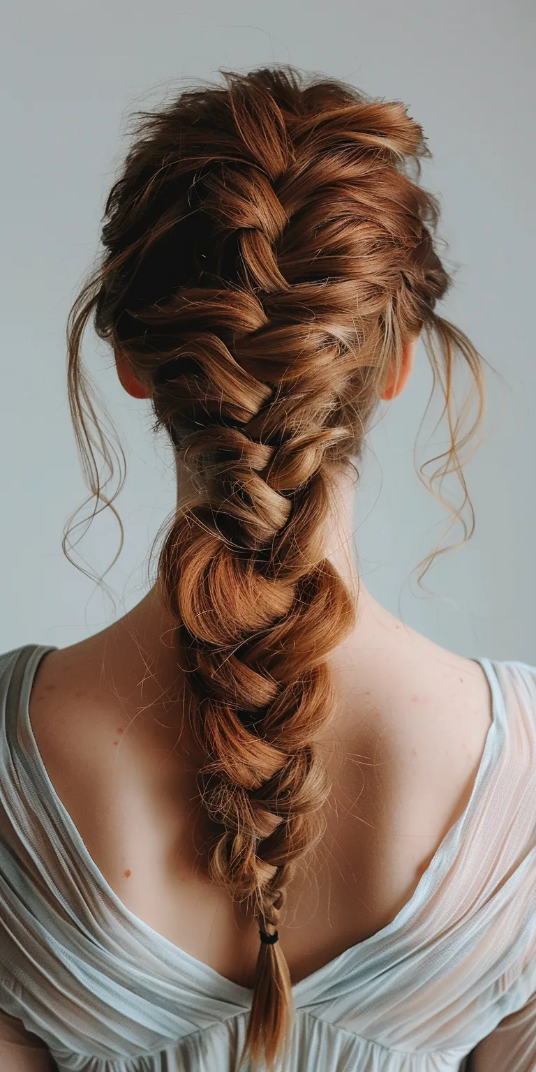 french braid hairstyles French braid, Waterfall braids, Braid, Milkmaid Boho braids