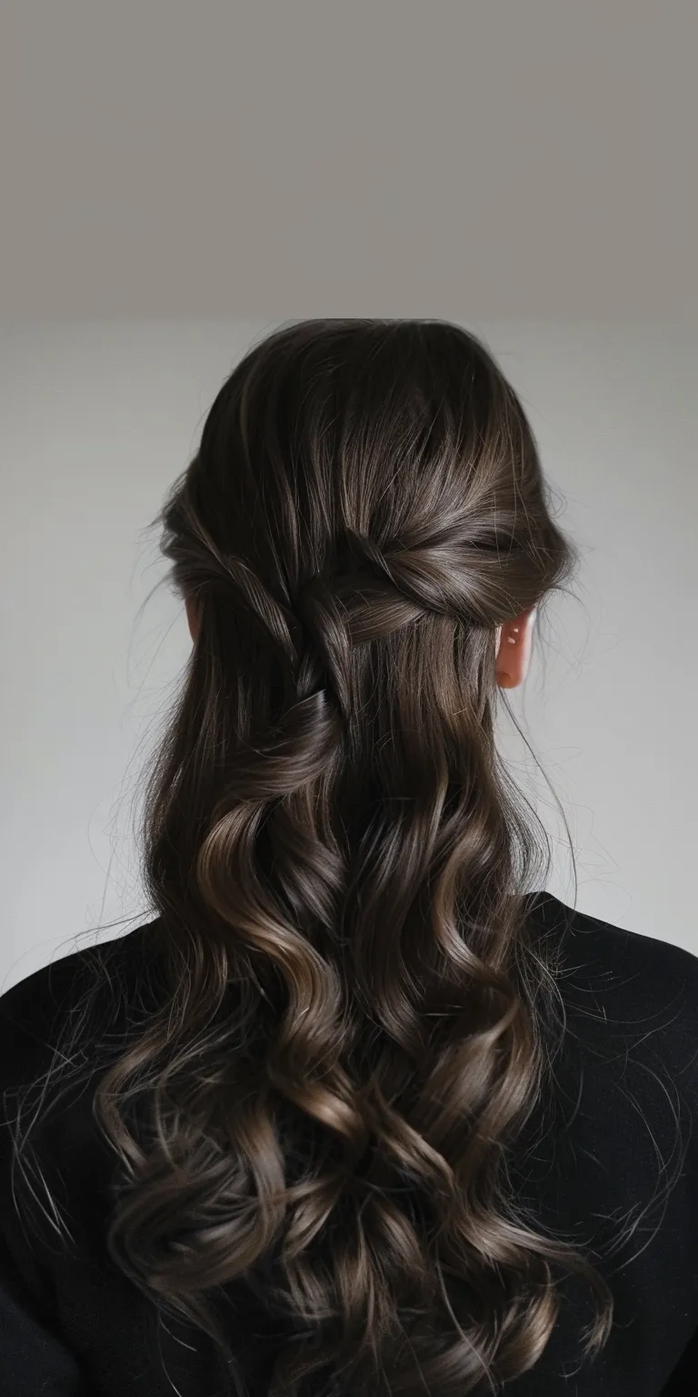 20s hairstyles Waterfall braids, Milkmaid braid, French Updo, twist