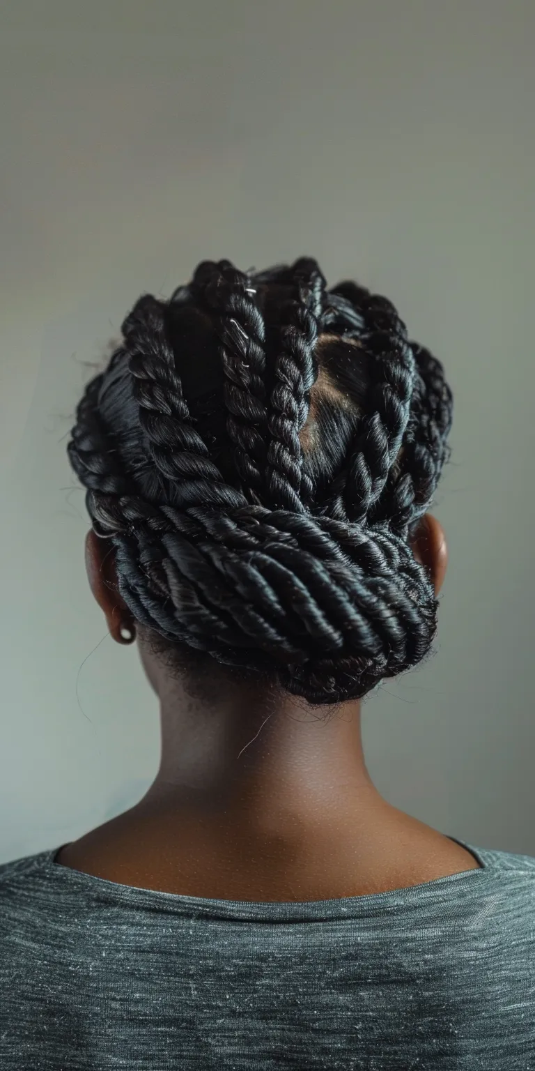 loc n twist gel Hair twists, Crochet braids, Waterfall French twist, Finger wave