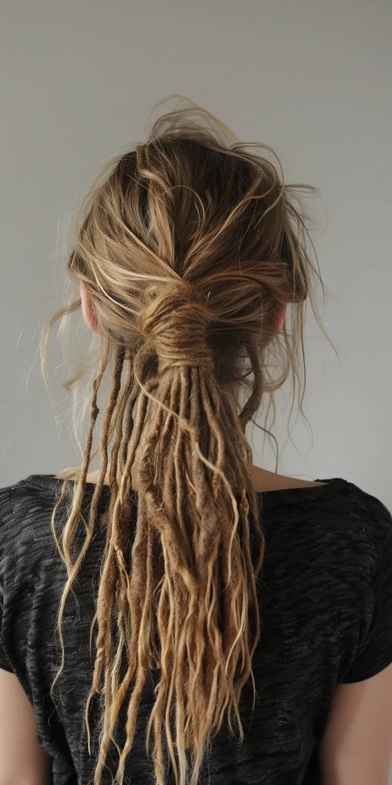 dread hairstyles for women Dreadlocks, Hair twists, Waterfall braids, Boho Layered hair