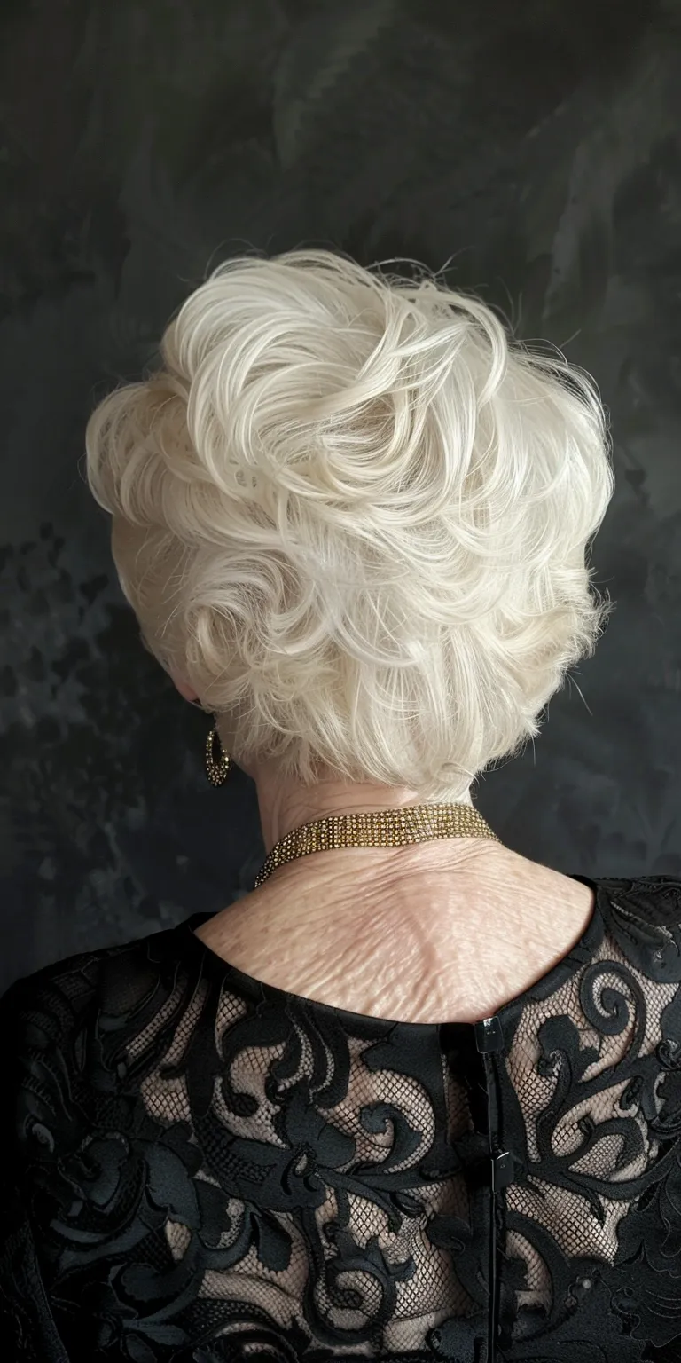 helen mirren hairstyles Digital perm, Asymmetric cut, Bouffant, Updo, Finger wave