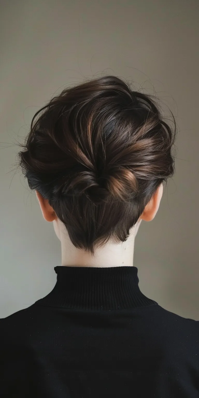 volumizing haircuts for thin hair Chignon, Updo, French twist, Ballerina bun, Japanese women's hairstyles