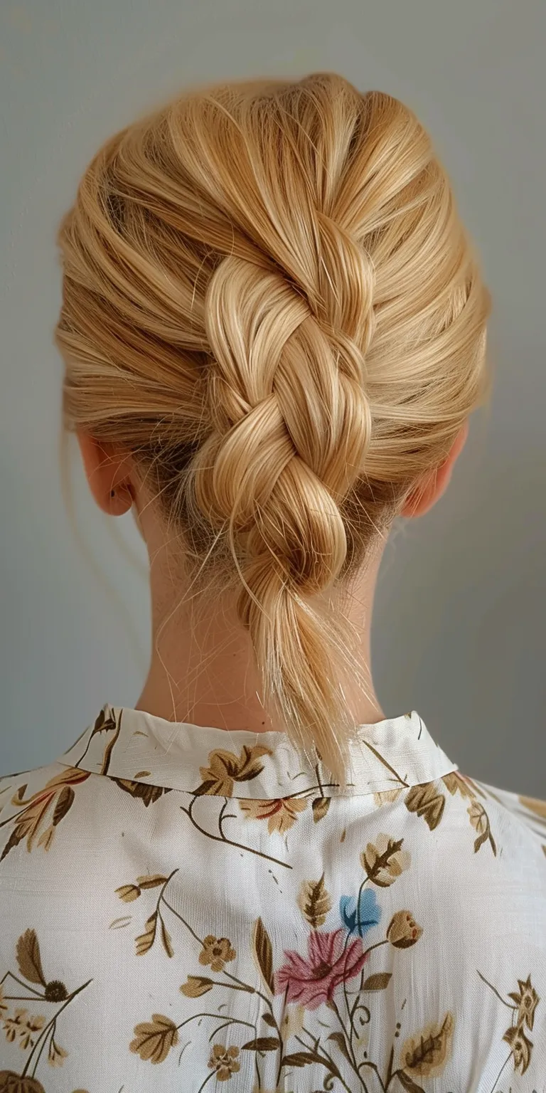 barbie hair styles Updo, Milkmaid braid, French twist, Chignon