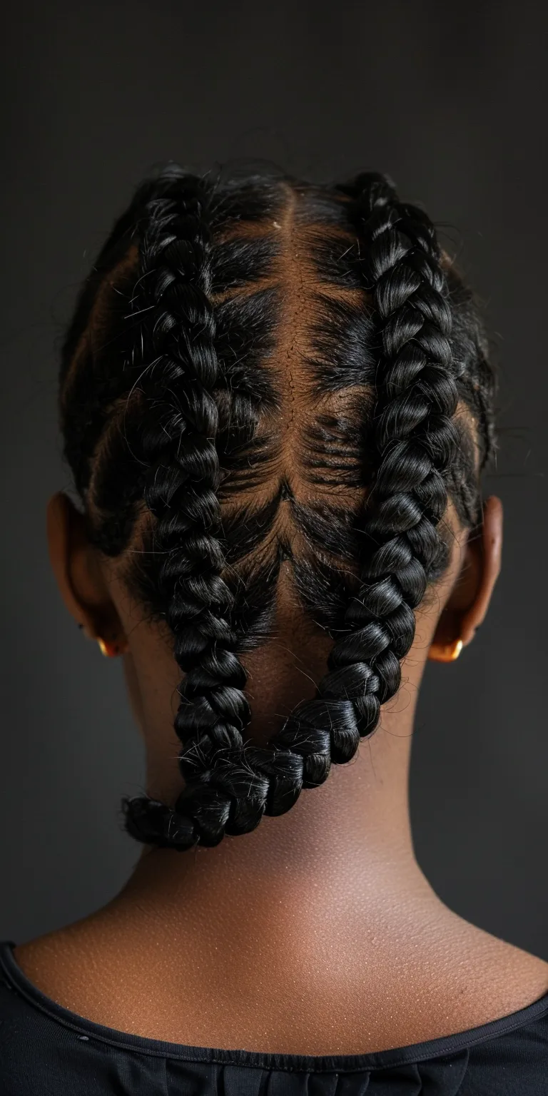 cornrow hairstyles for women Hair twists, French twist, Waterfall braids, Cornrows, Finger wave